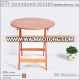 2017 foldable wooden camping folding kitchen table bamboo dining round table prices