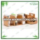 natural bamboo foldable design book shelf desk wooden bookcase