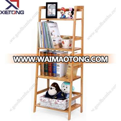 Spot Wholesale Bamboo bookshelf Wooden Book Shelf